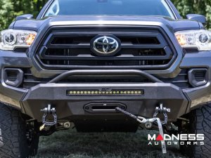 Toyota Tacoma Front Bumper - w/ PRO9500S Winch & Black Series Light Bar Toyota Tacoma Front Bumper - w/ PRO9500S Winch & Black Series Light Bar